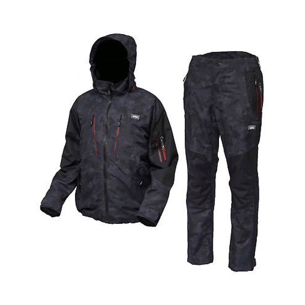 Demisezoninis Kostiumas Dam Camovision Suit Black Grey