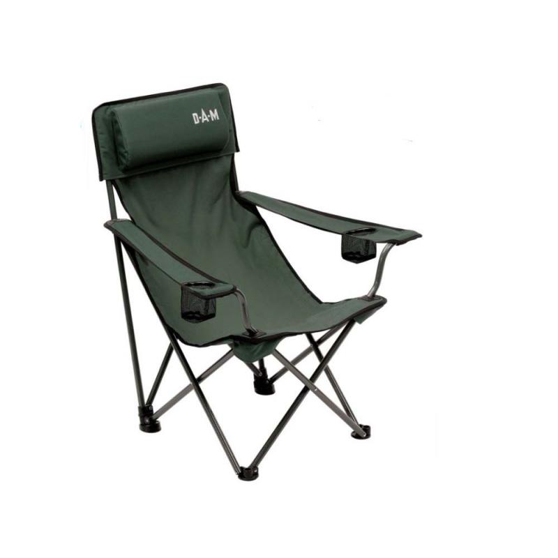 Kėdė DAM Foldable Chair With Bottle Holder Steel 