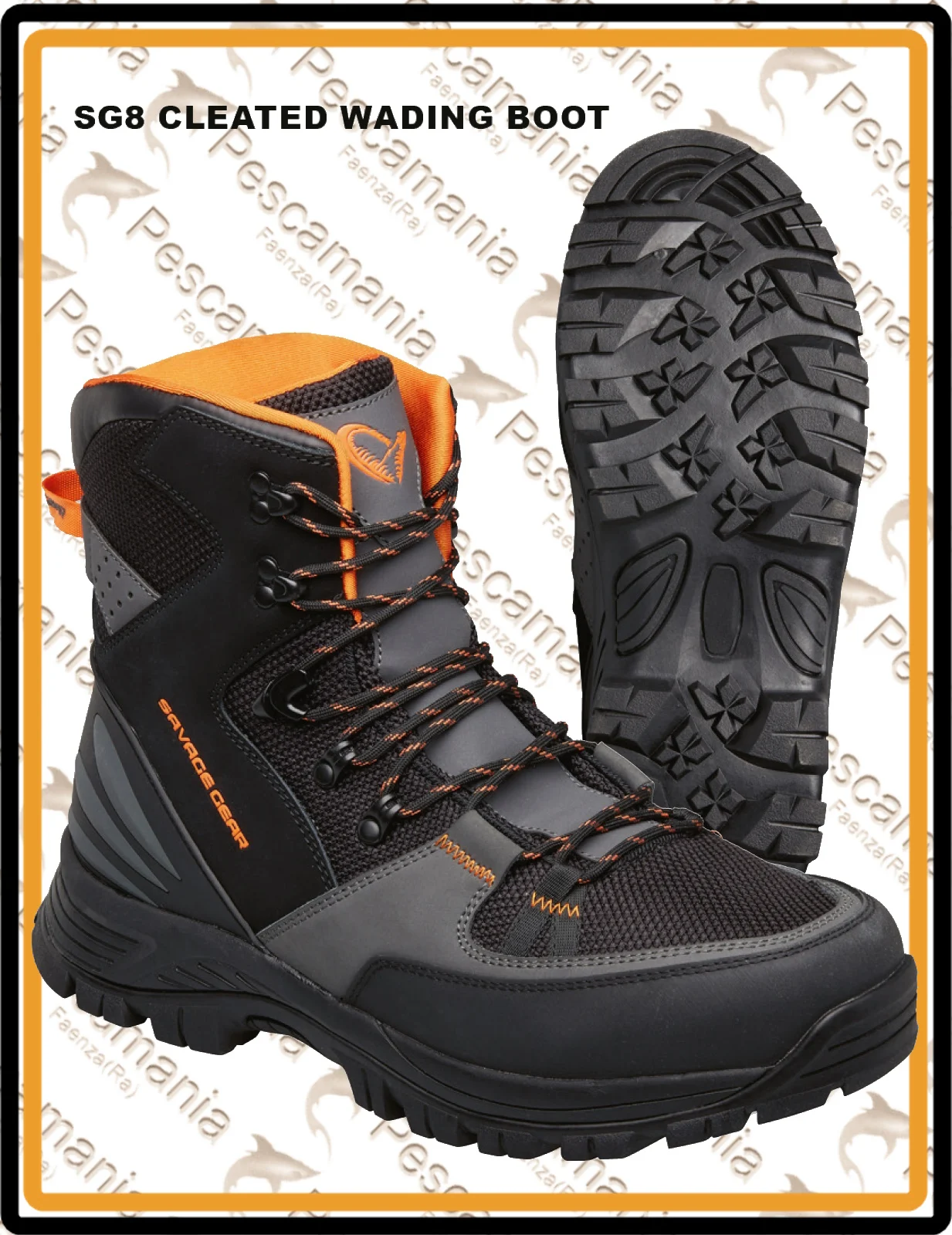 Braidymo batai Savage Gear SG8 WADING BOOT CLEAT CLEAT