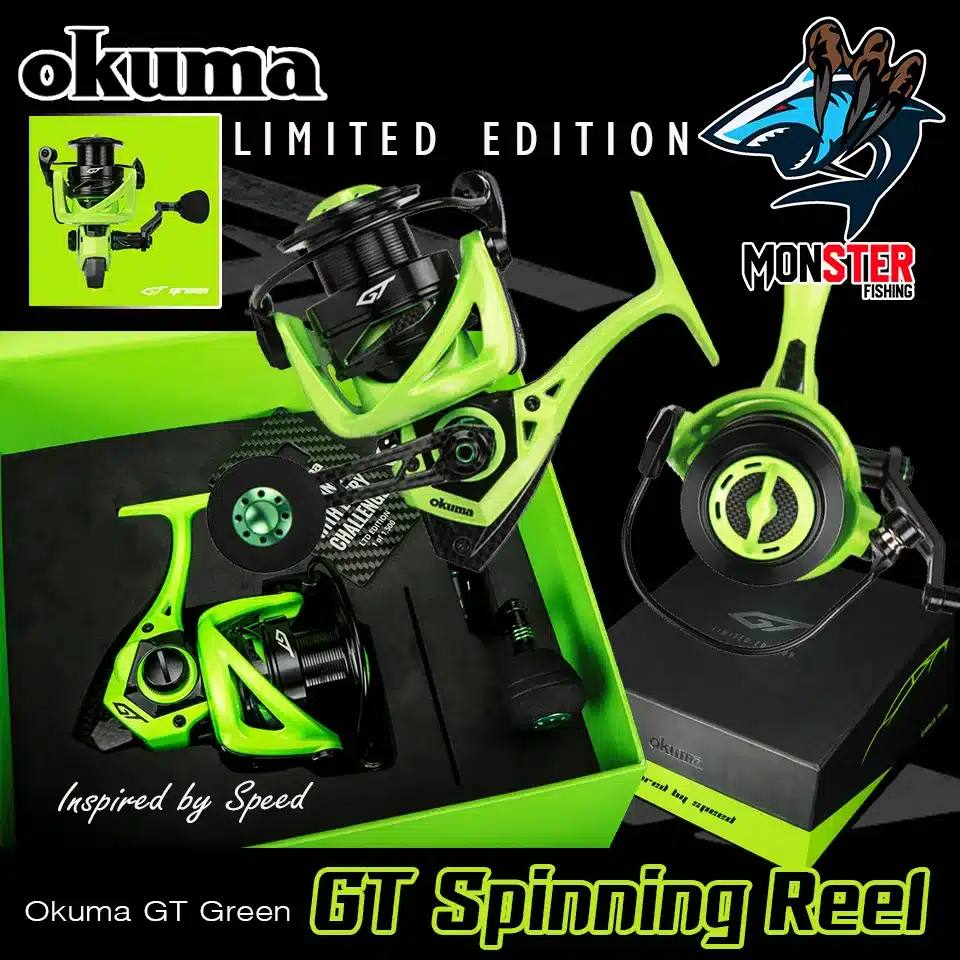 Ritė Okuma GT 40 Limited Edition, Green 7+1BB, 4.5:1