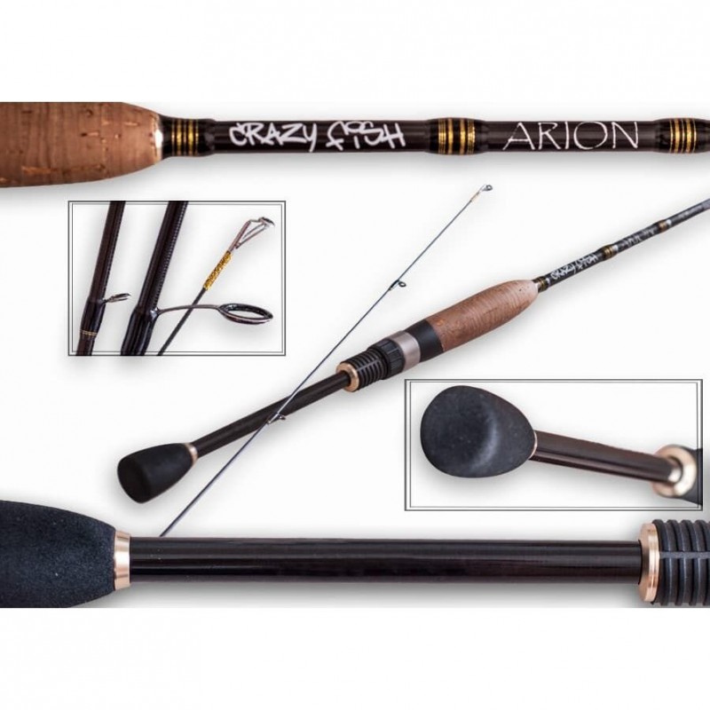 Spiningas Crazy Fish Arion 229cm 7'6" 5-21g line 0,6-1 PE EFF 84g EVA