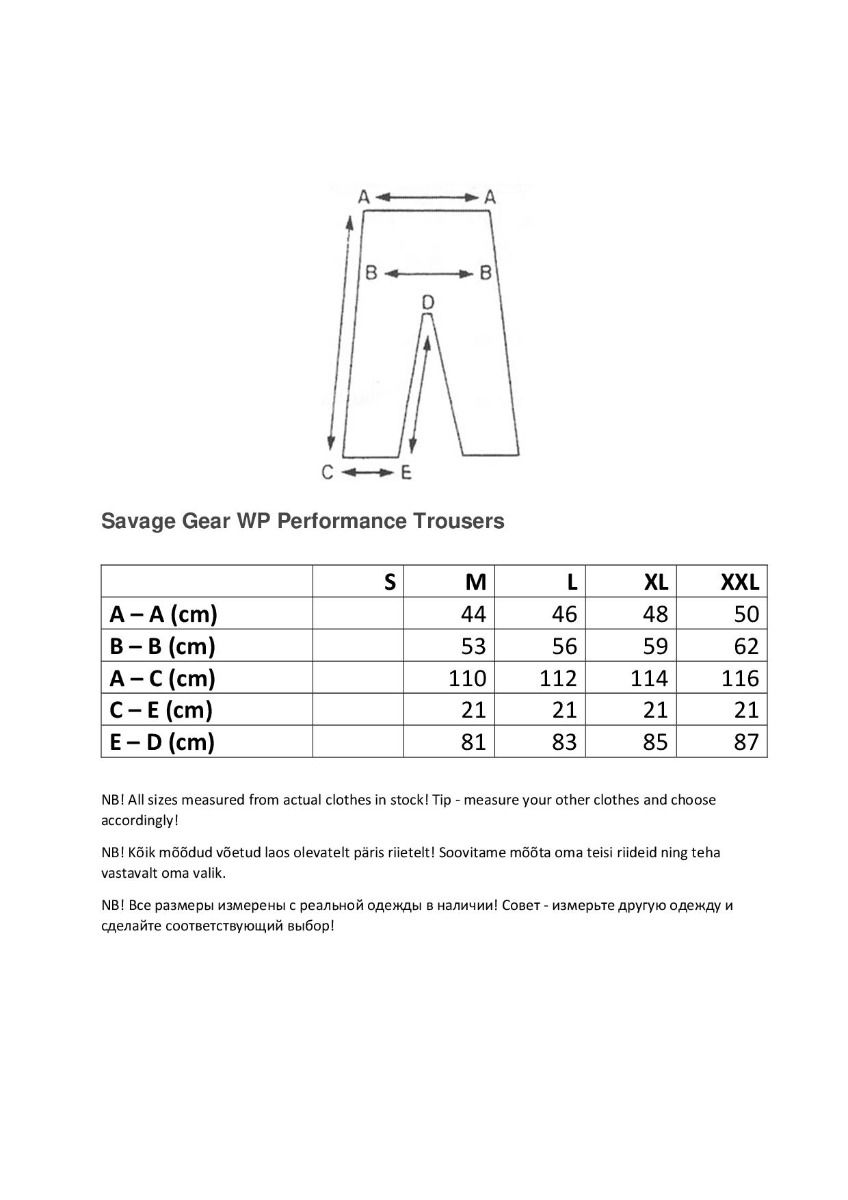 Savage WP Performance Trousers Gunmetal  Waterproof 10.000mm Membrane 5.000mvp