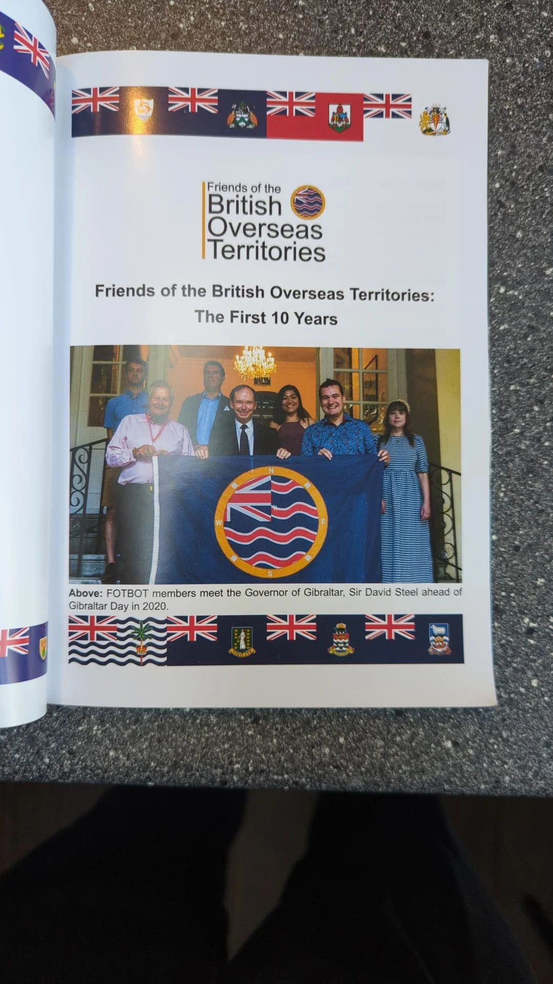 Friends of the British Overseas Territories 10 Year Anniversary Booklet