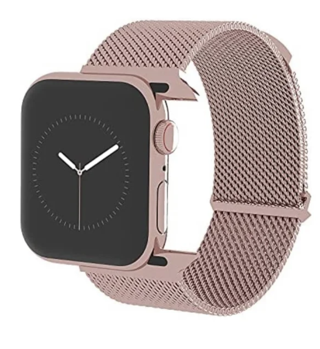 Mesh Metal Bands Magnetic Clasp iWatch Compatible 