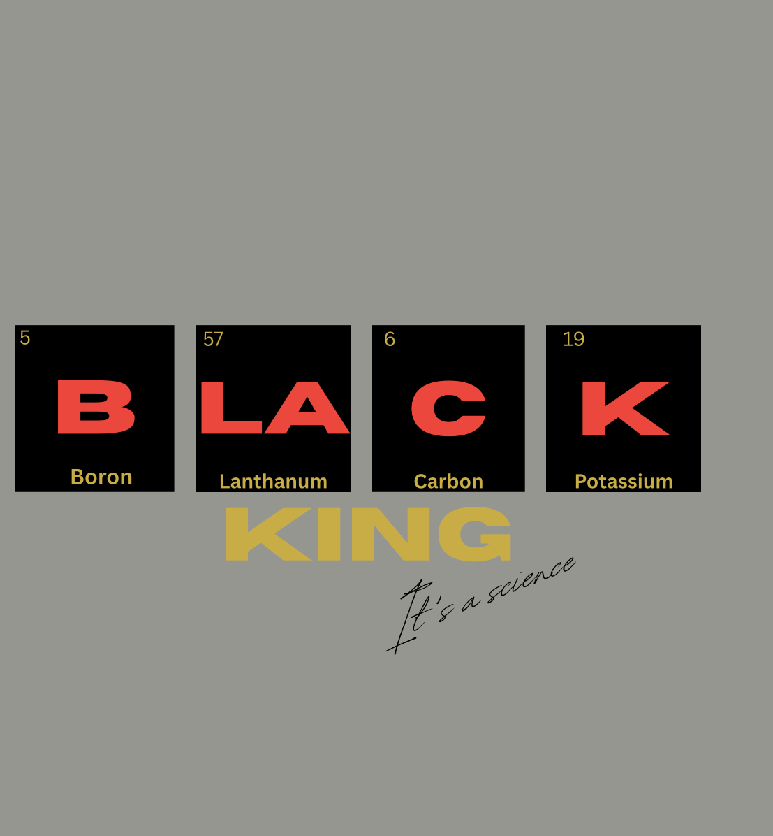 Black King Science T-Shirt