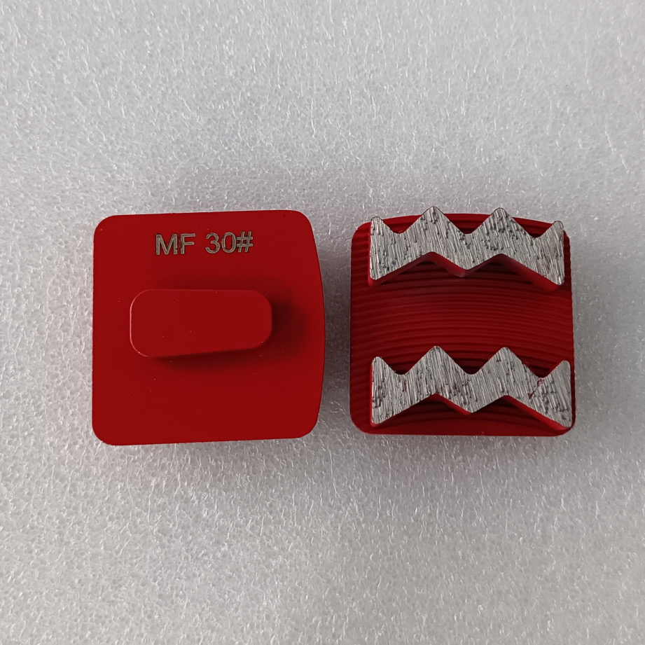 Zigzag style grinding diamonds - medium bond (3 pack)