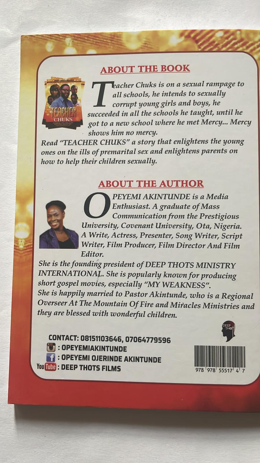 Teacher Chuks Book 1-5 (Total of 3copies) Paperback – January 1, 2019 by OPEYEMI AKINTUNDE (Author) 