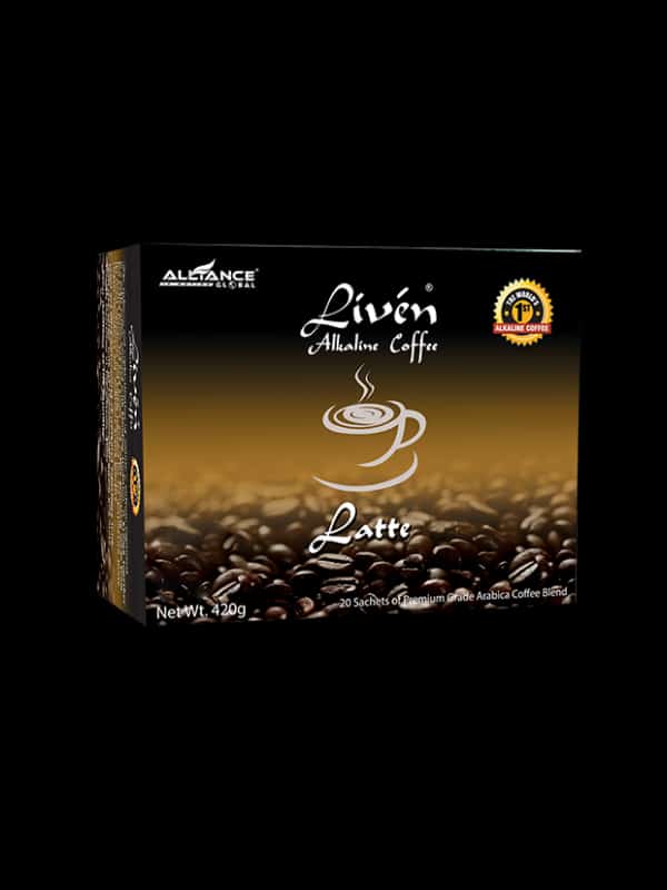Liven Alkaline coffee ( Latte flavor 5 sachets )