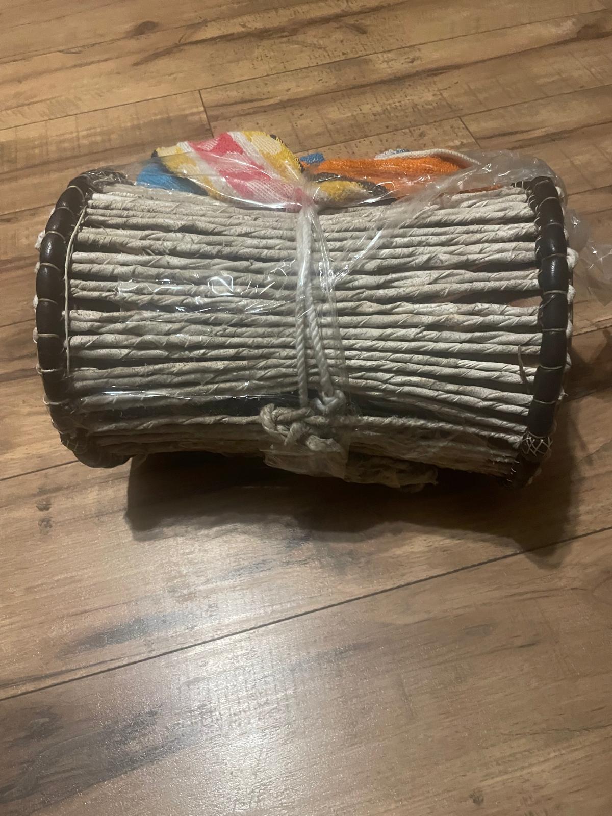 Handcrafted Nigerian Talking Drum (Gangan)