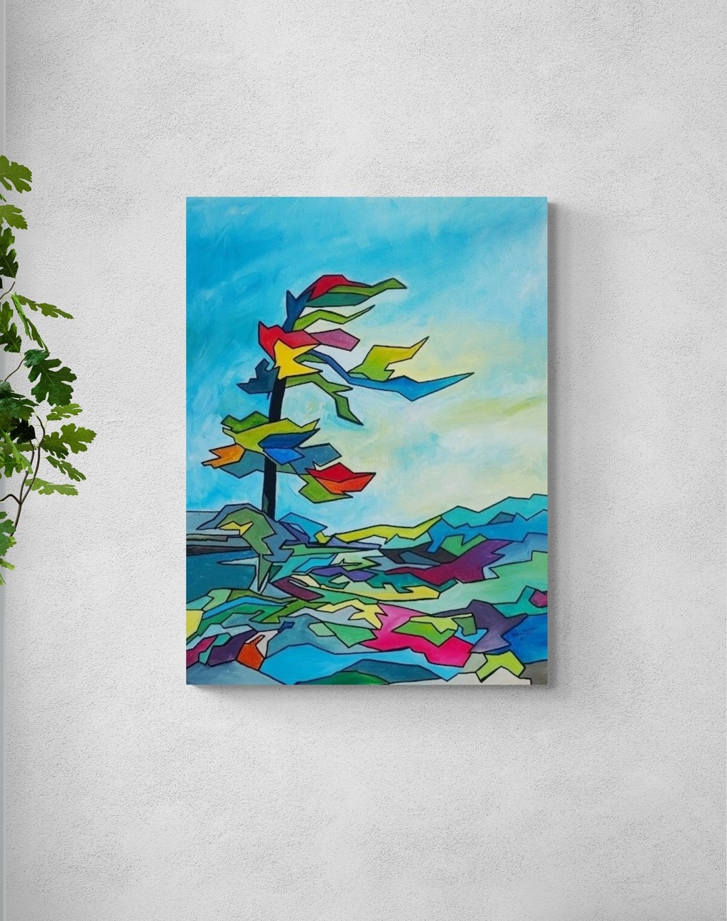 Wind Dance: Tree on the Cliff