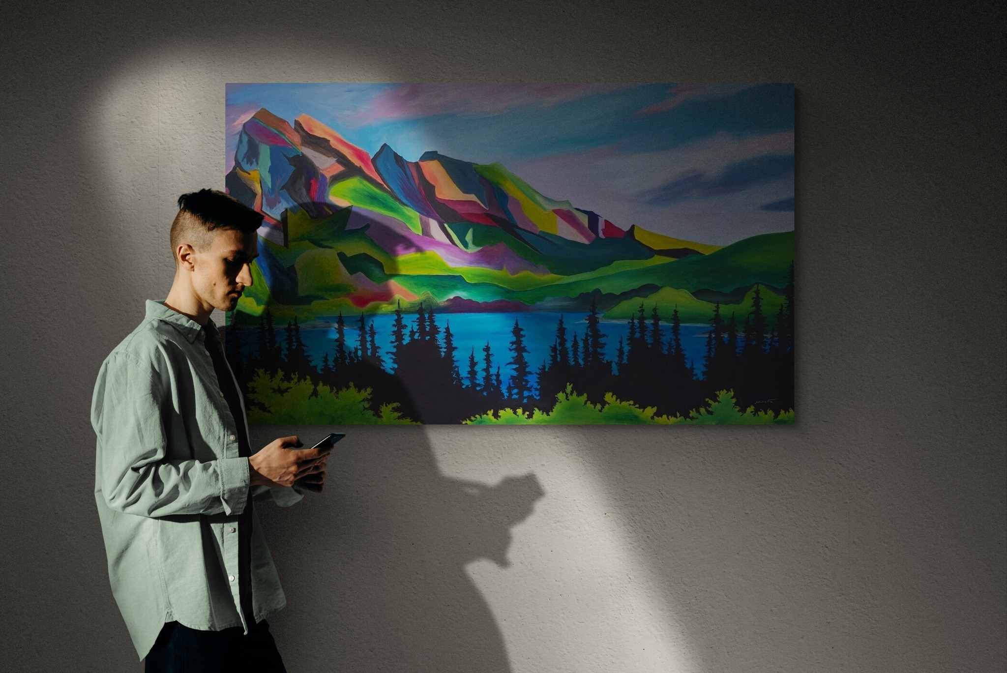 Abstract Journey into the Embrace of Nature