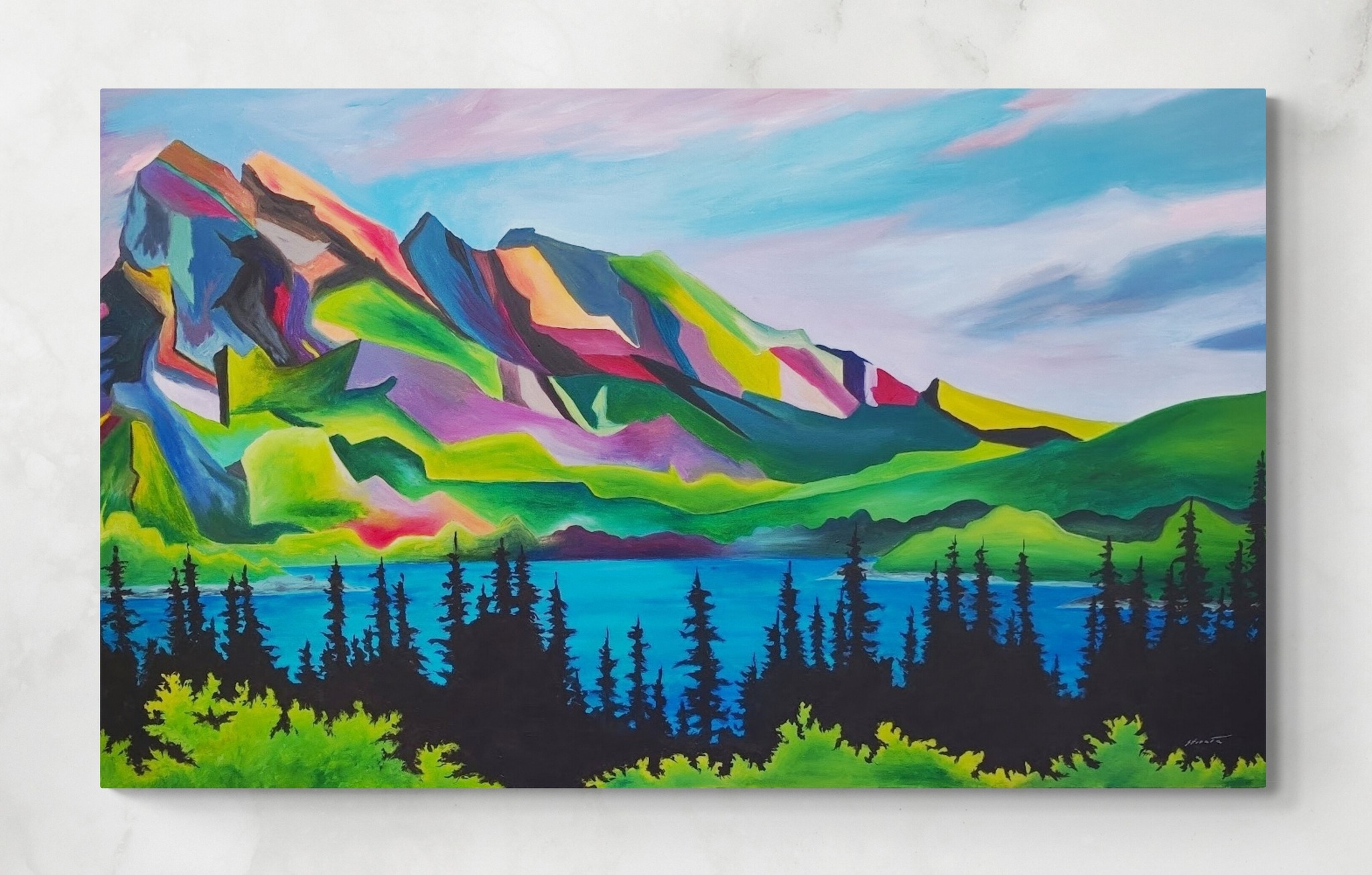 Abstract Journey into the Embrace of Nature