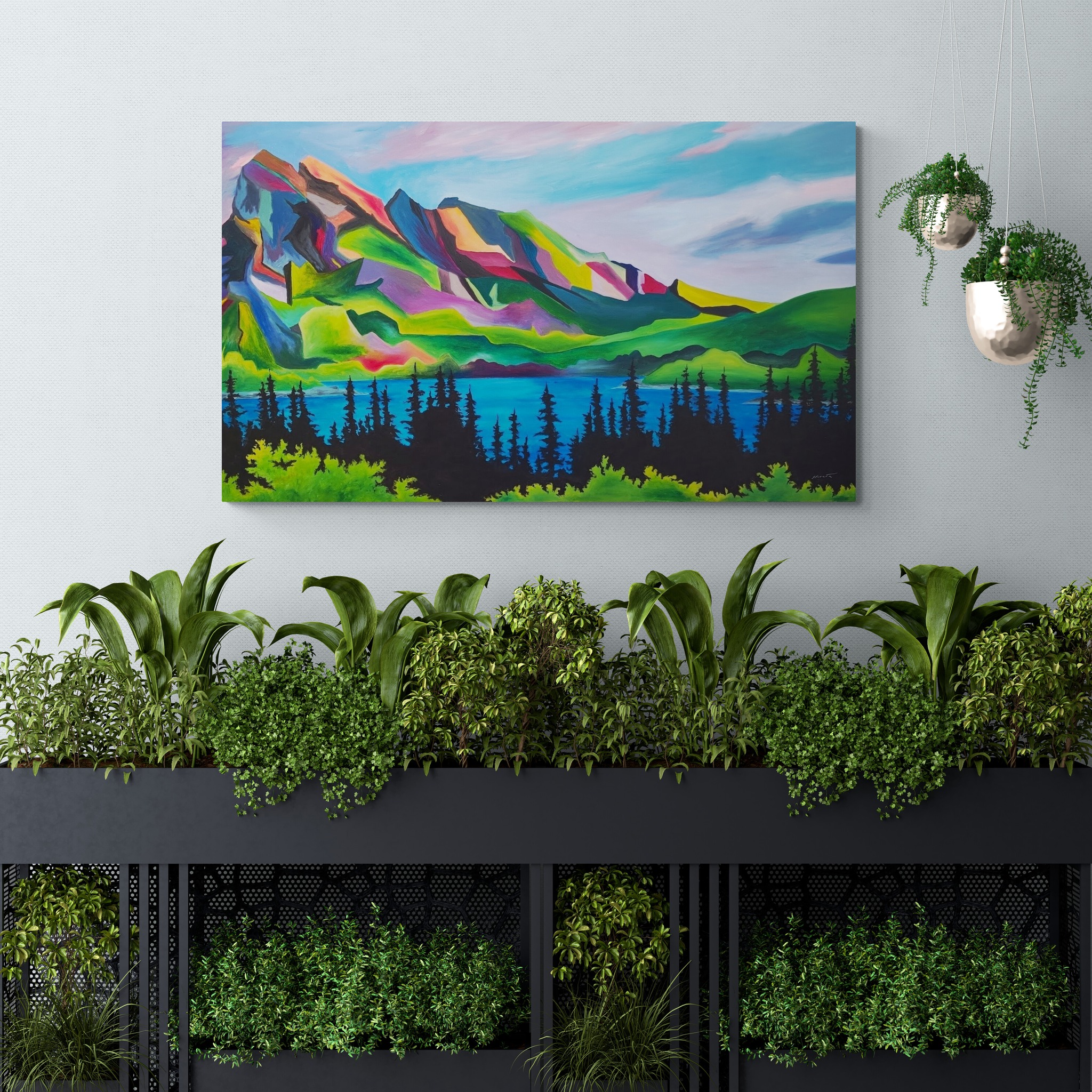 Abstract Journey into the Embrace of Nature