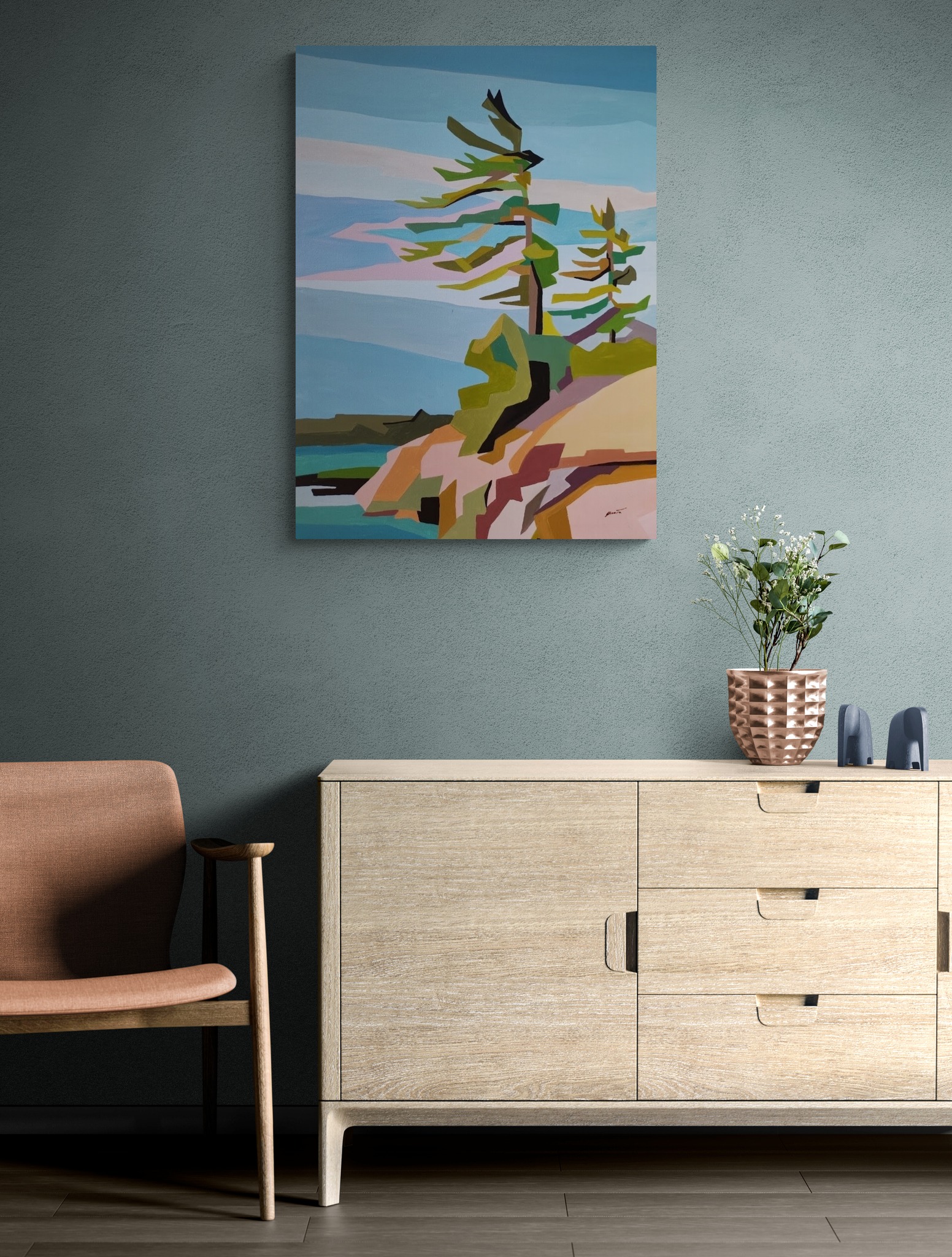 A Fine Art Symphony in Acrylic