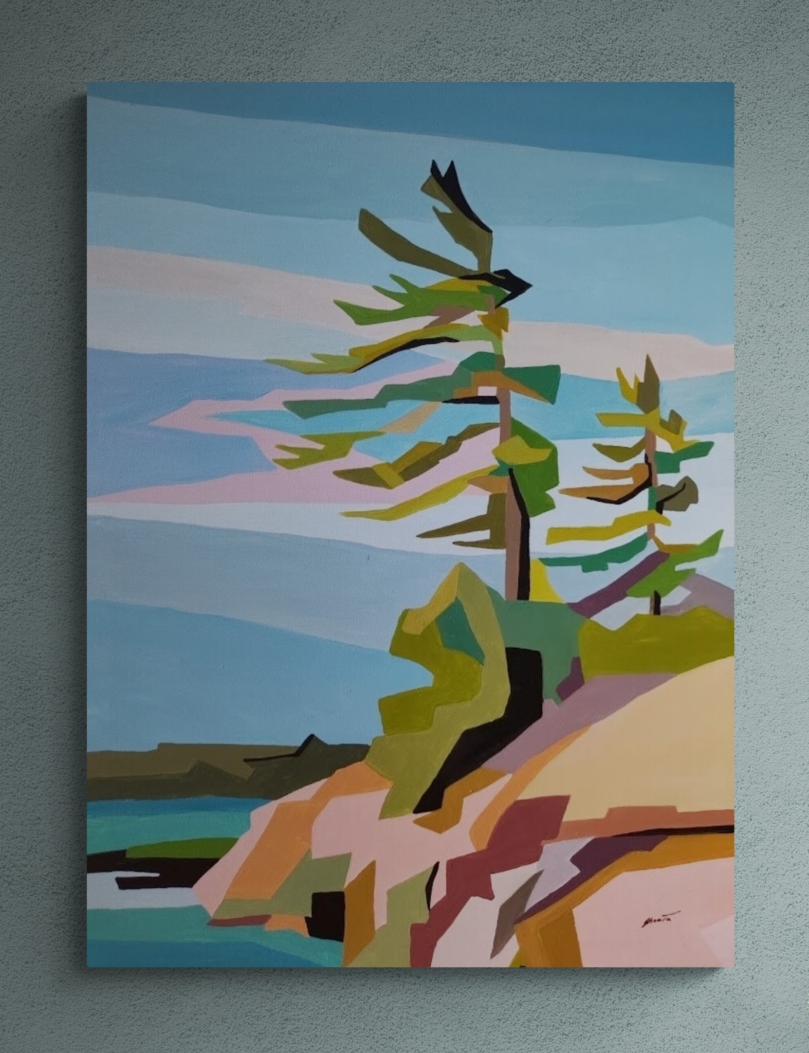 A Fine Art Symphony in Acrylic