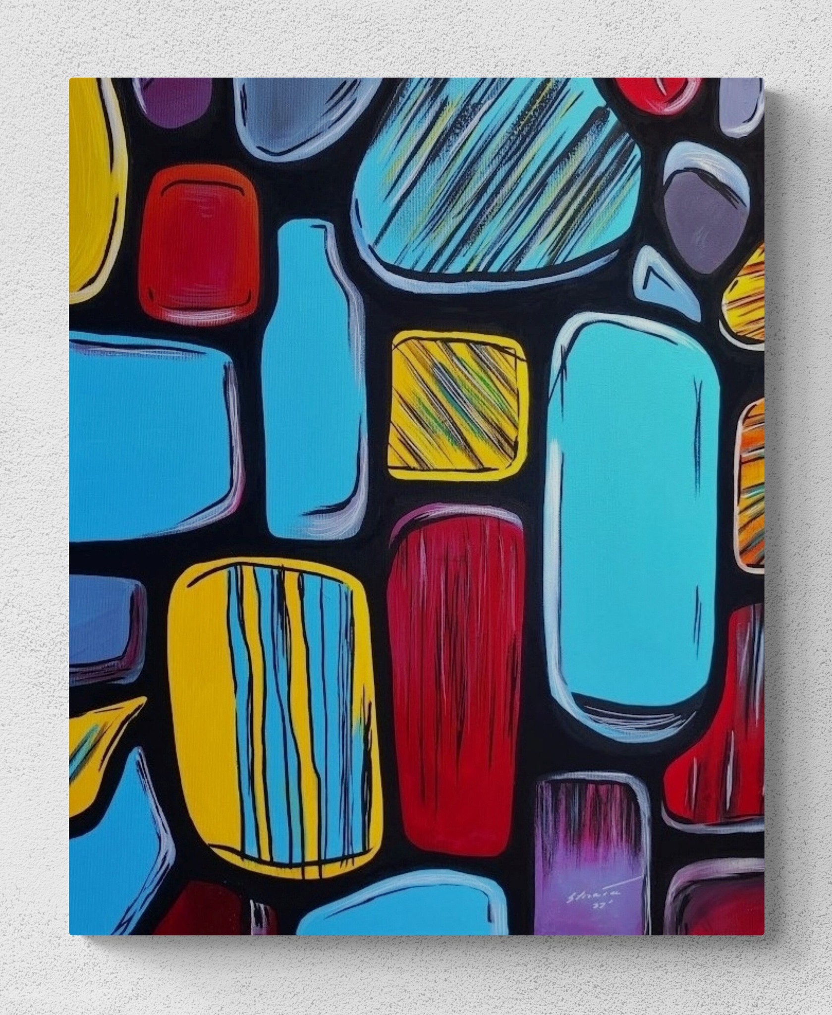 Harmony Unleashed: An Abstract Symphony of Colors