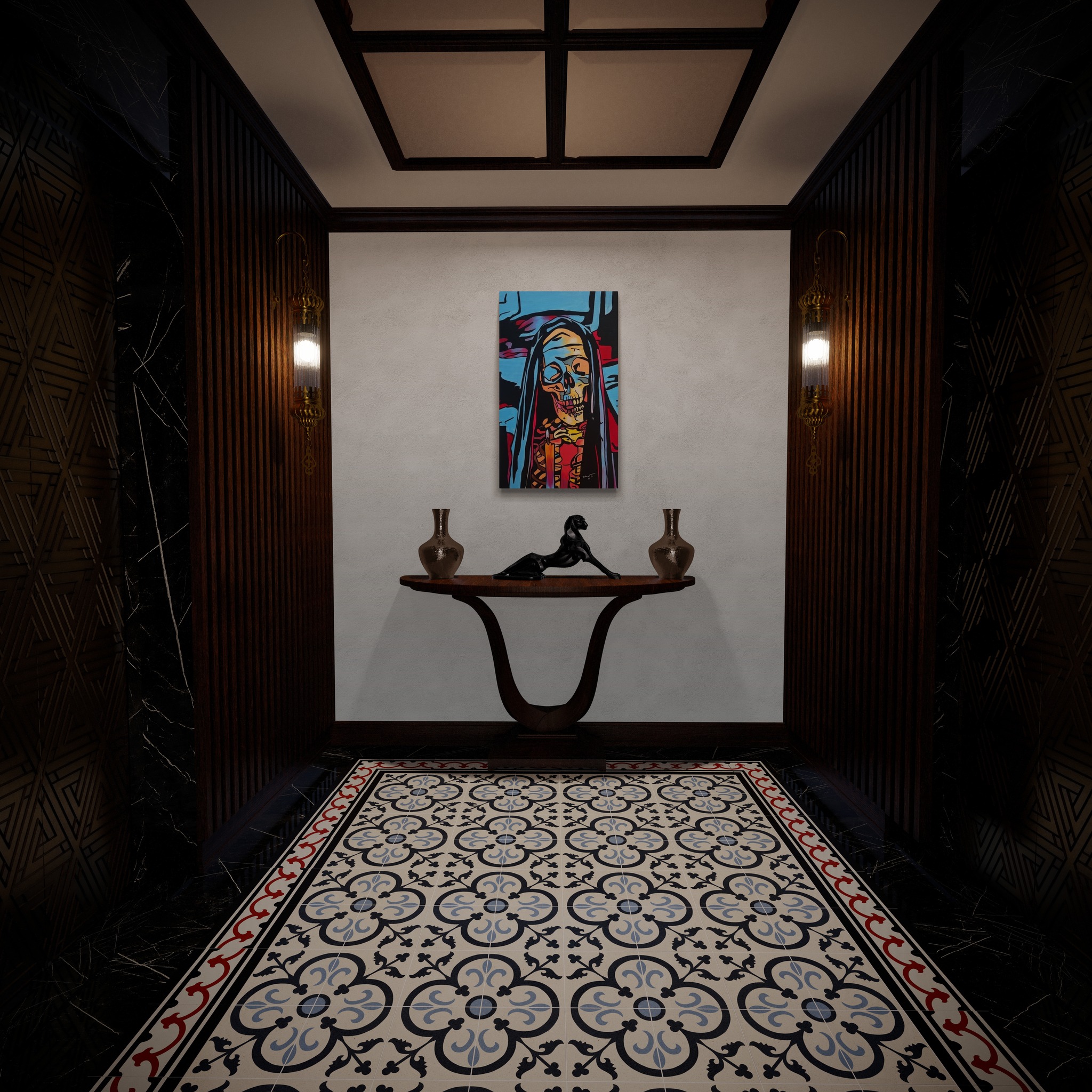 Ephemeral Illumination: An Abstract Ode to Life and Death