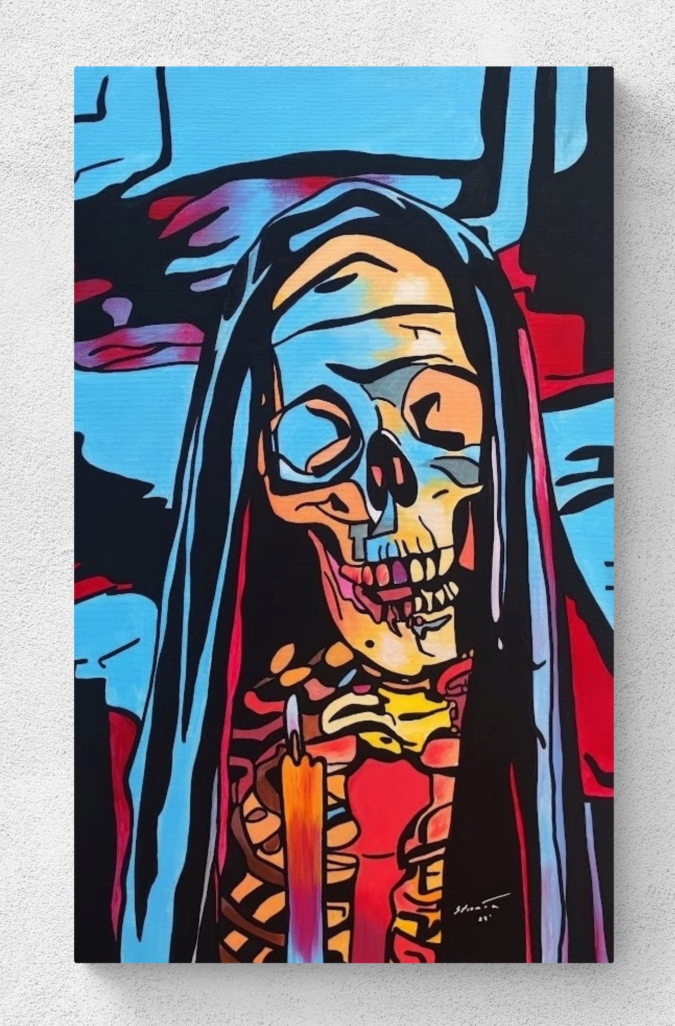 Ephemeral Illumination: An Abstract Ode to Life and Death