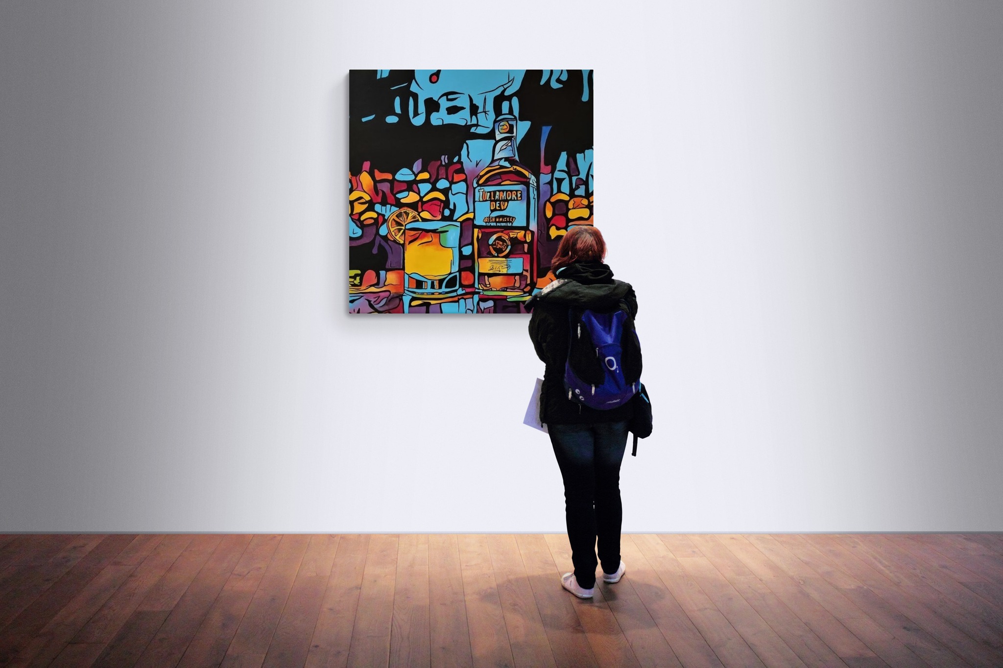 🎨🌟 A Toast to Elegance: Whiskey Symphony on Canvas 🌟🎨