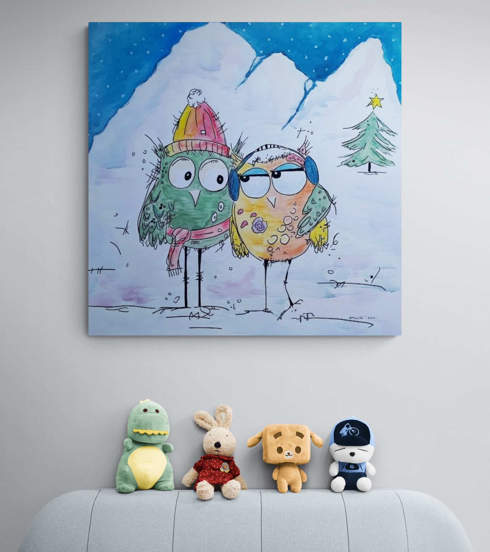 🎨🐦 Lovebirds' Serenade: A Symphony of Affection 🐦🎨