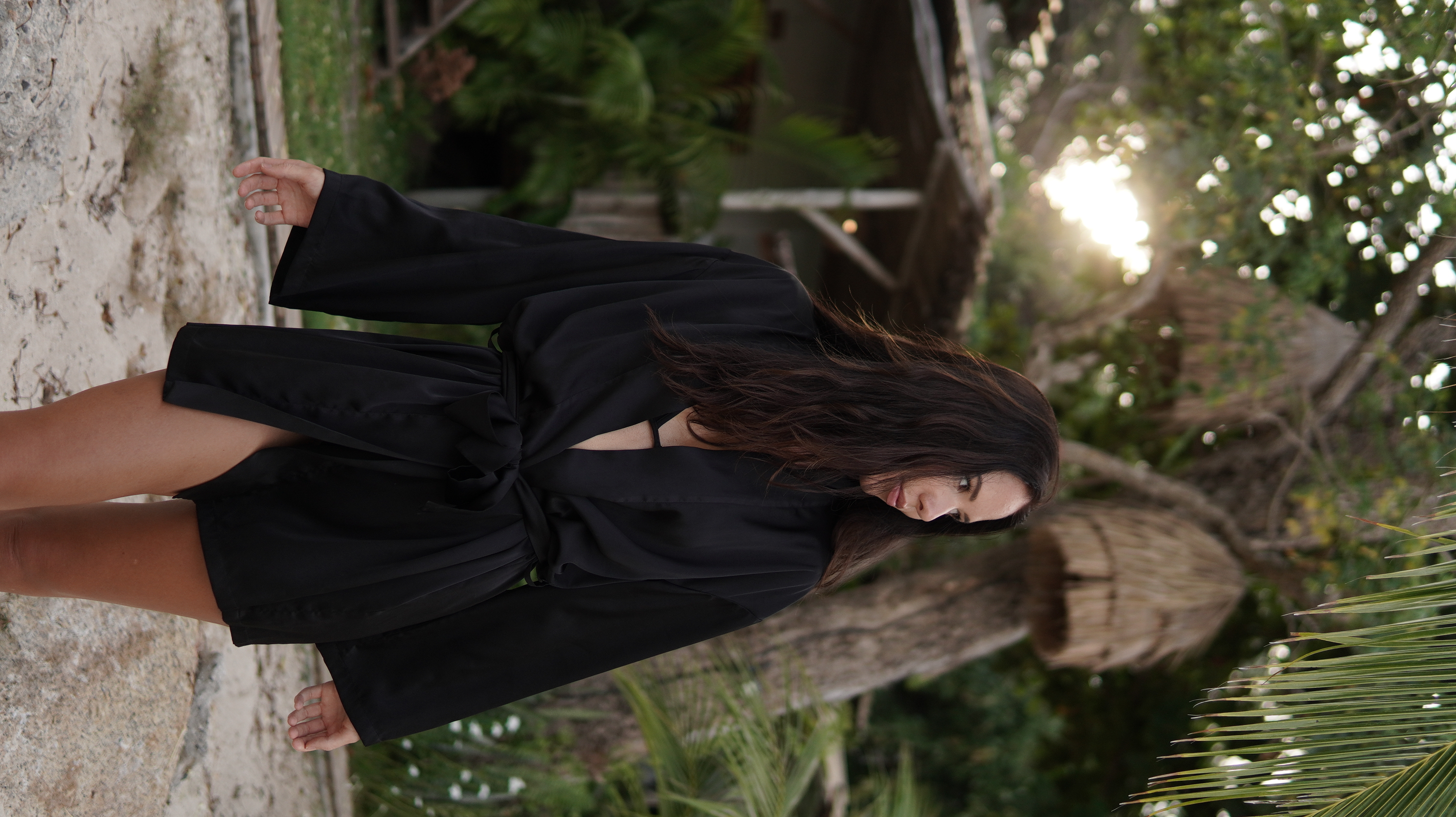 Mini kimono BARCELONA black