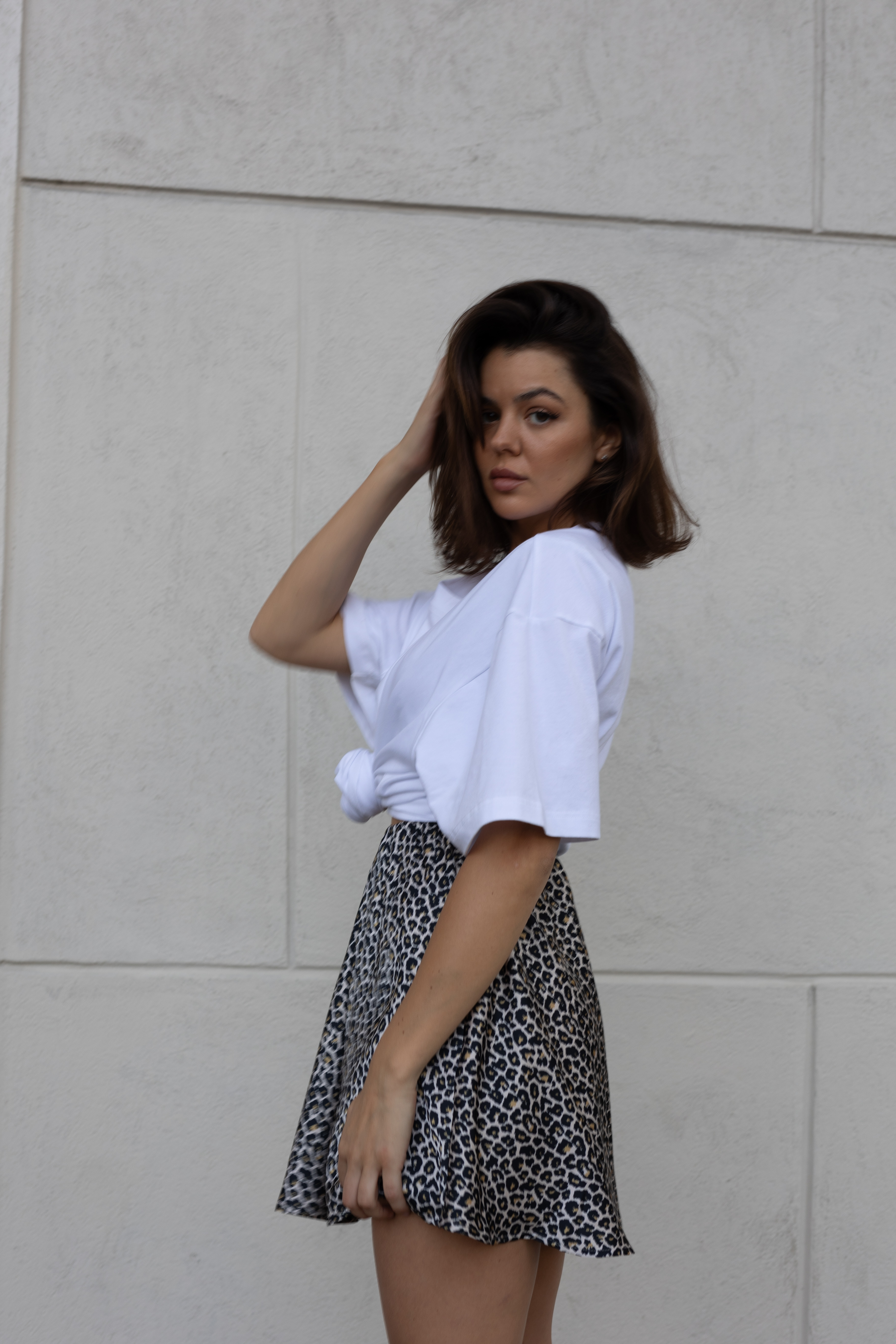 Mini skirt JASMINE in leo