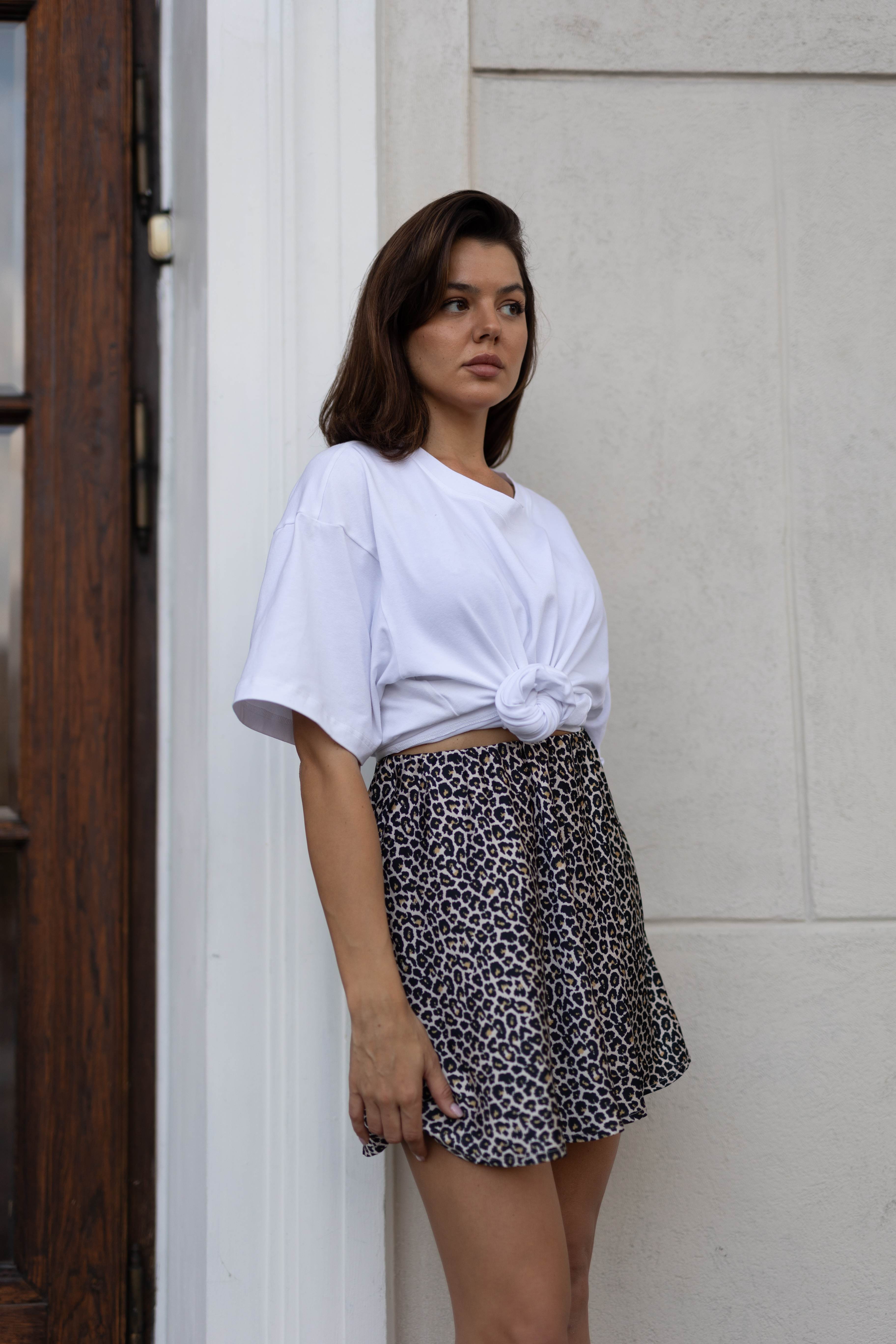 Mini skirt JASMINE in leo