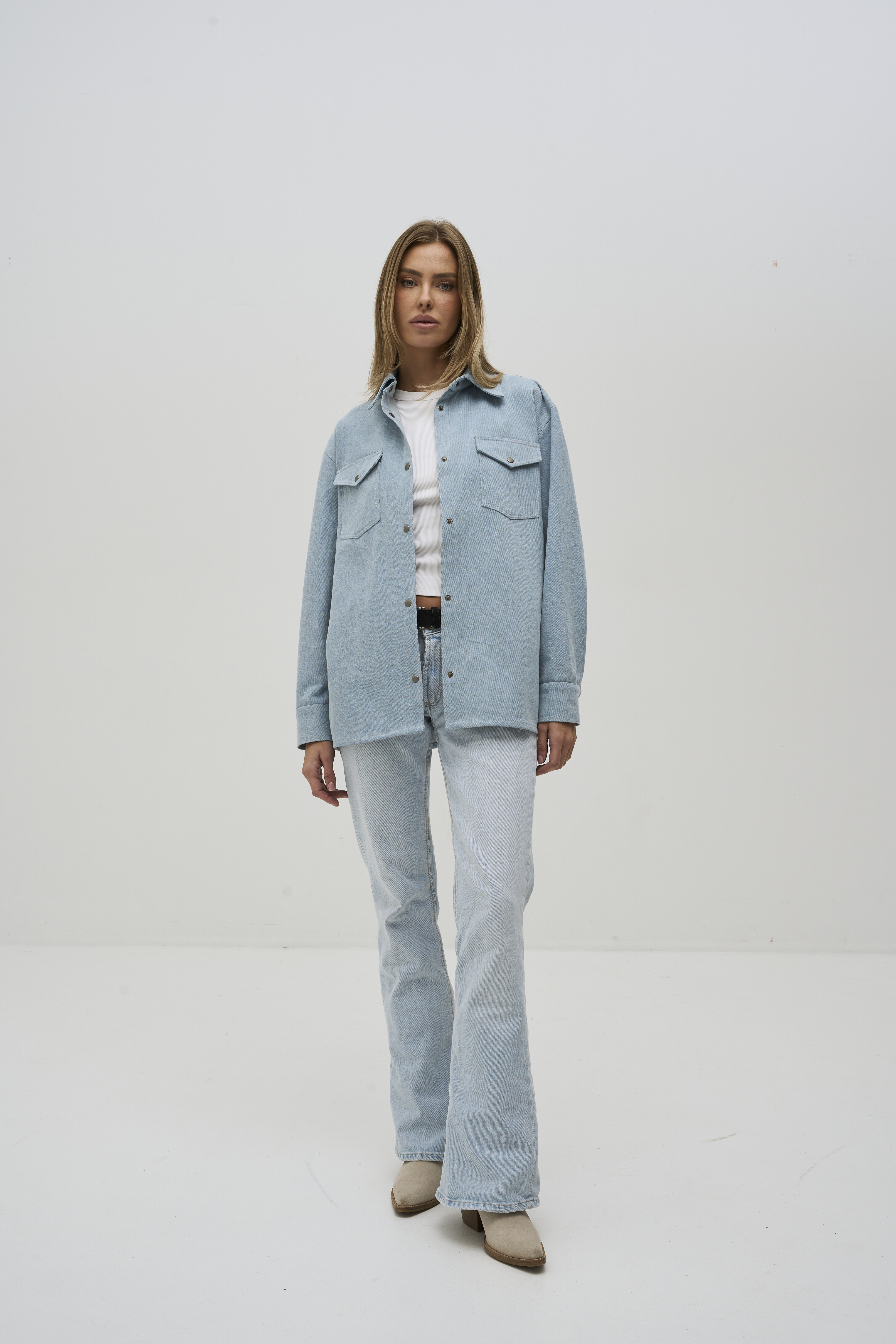 DENIM jacket light blue