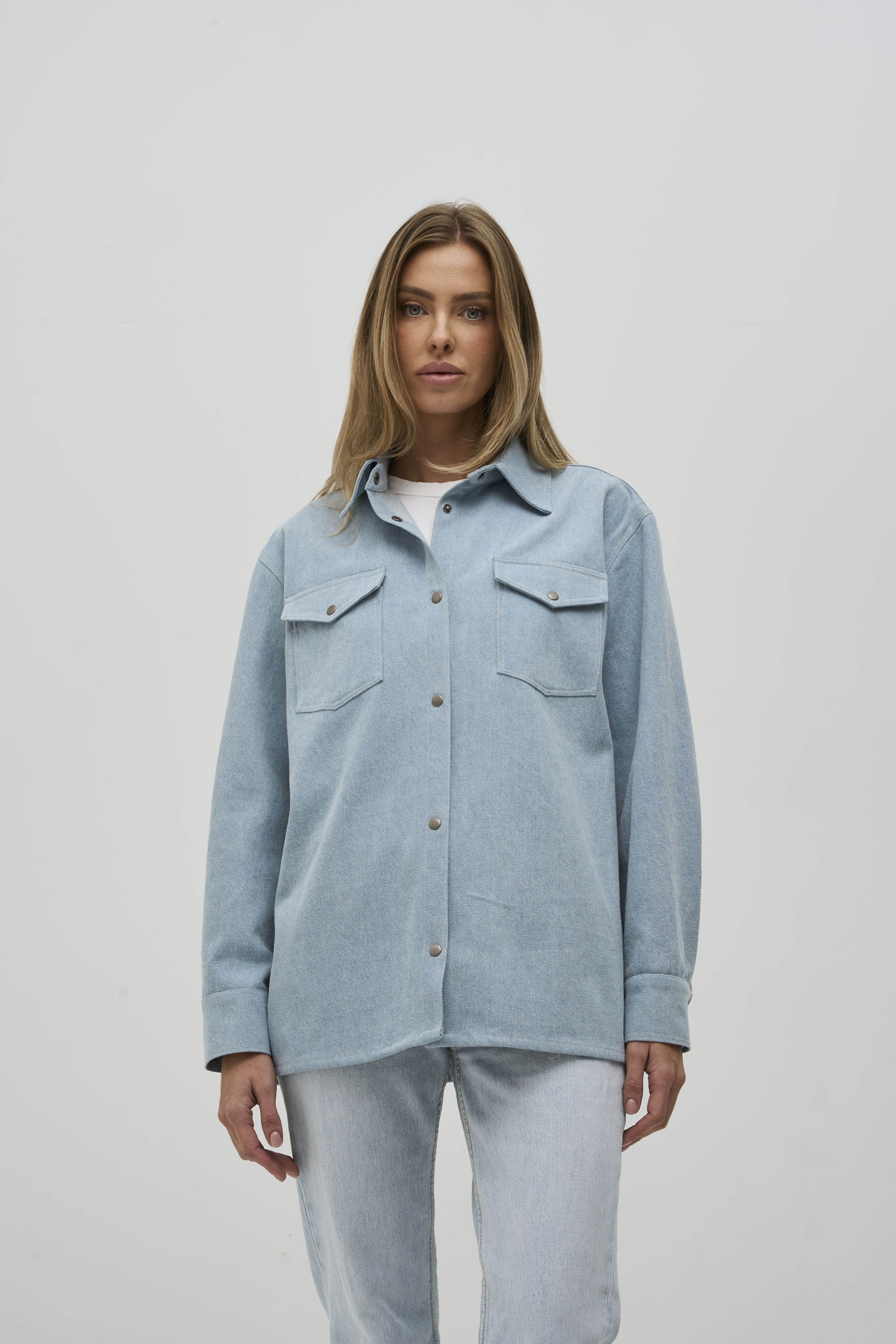 DENIM jacket light blue