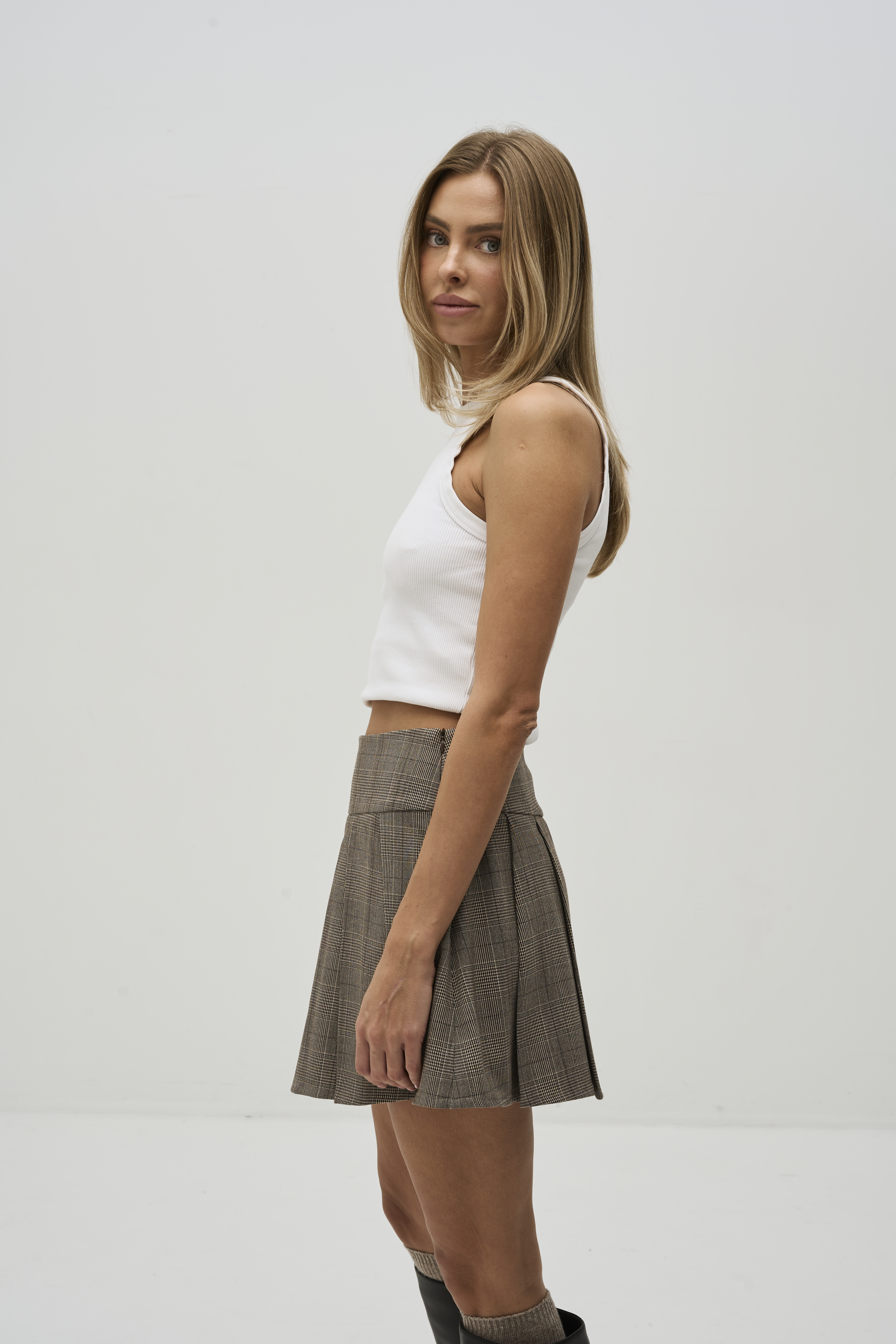 Mini pleated skirt oldschool