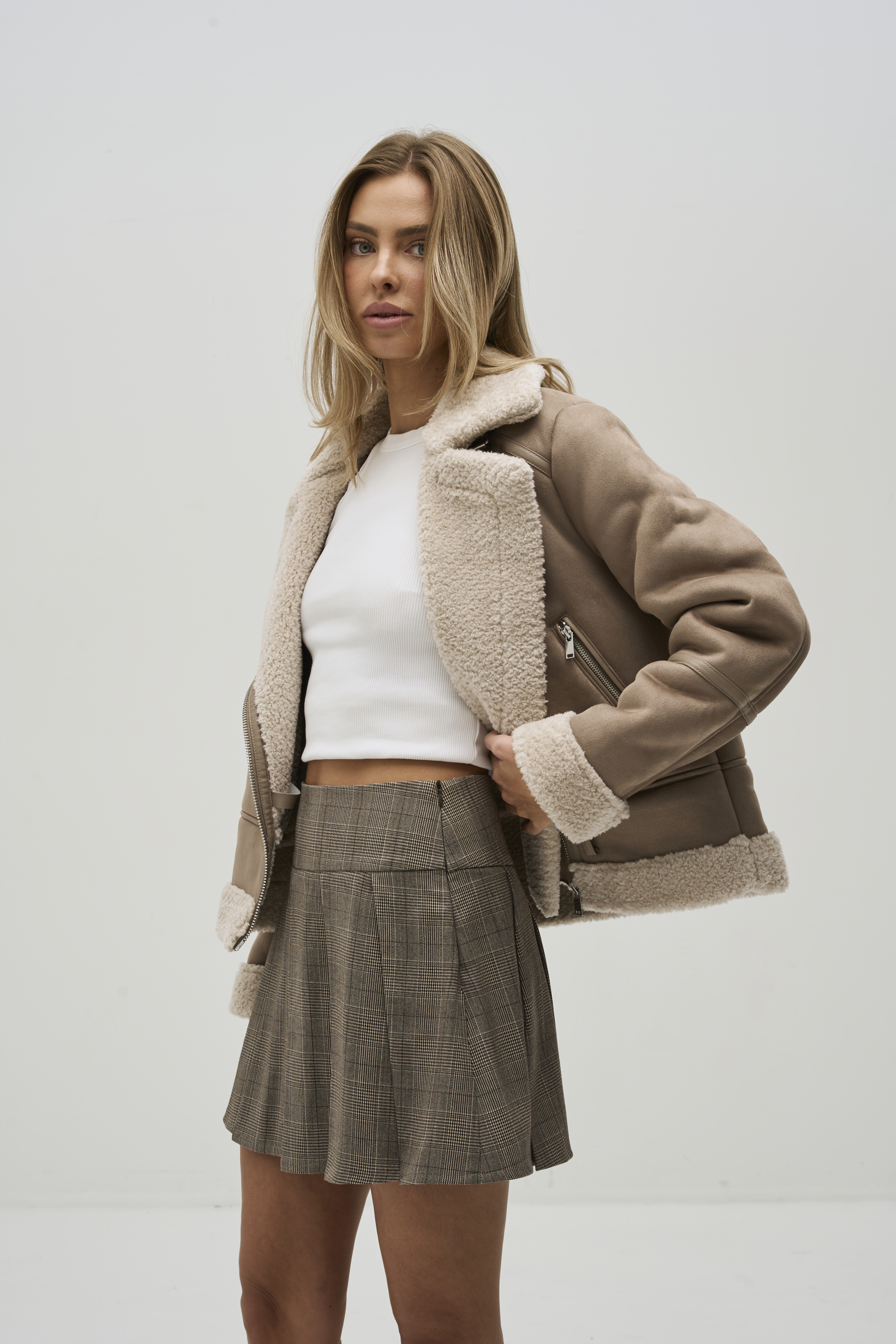 Mini pleated skirt oldschool