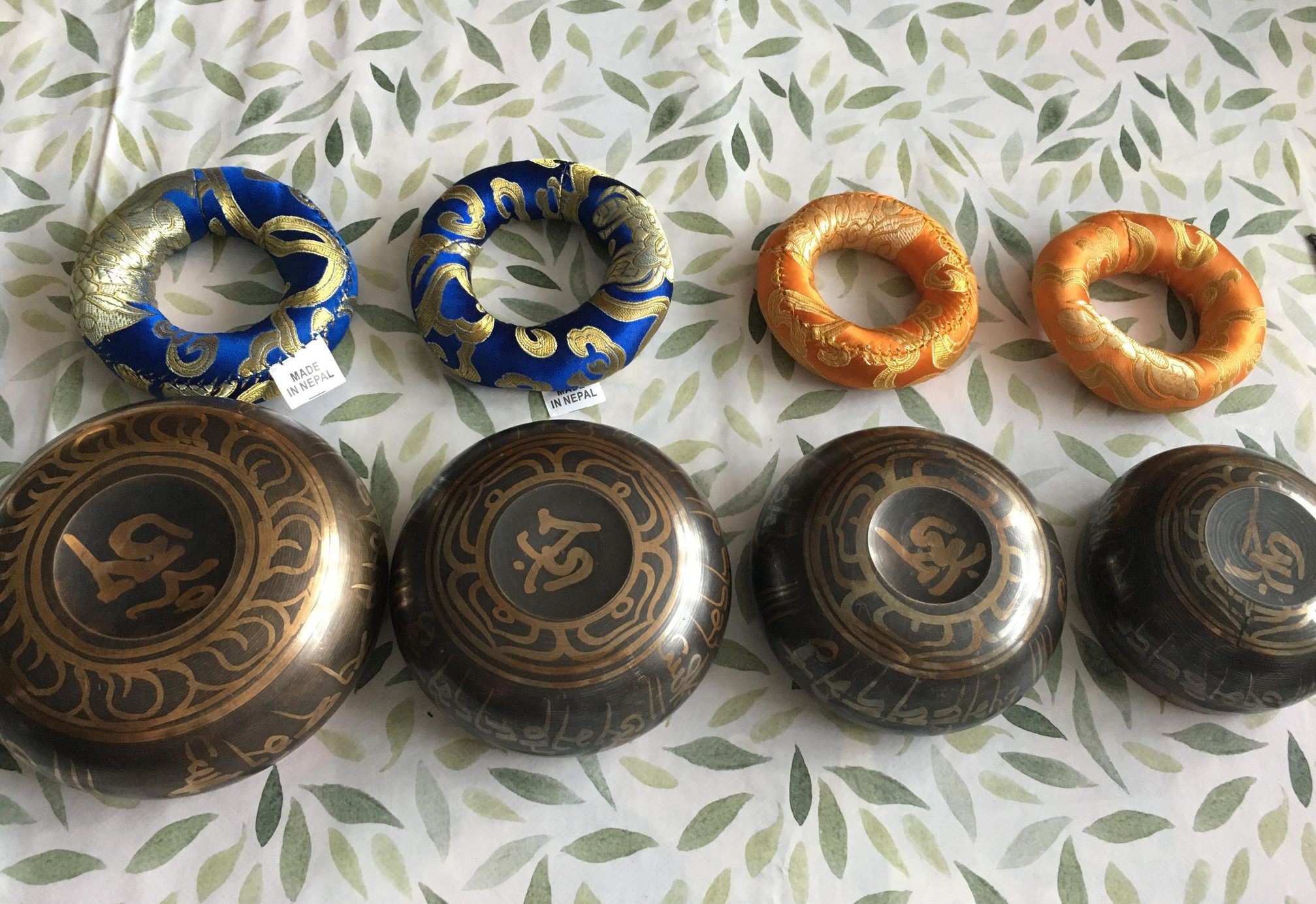 Set de 4 bols tibétains