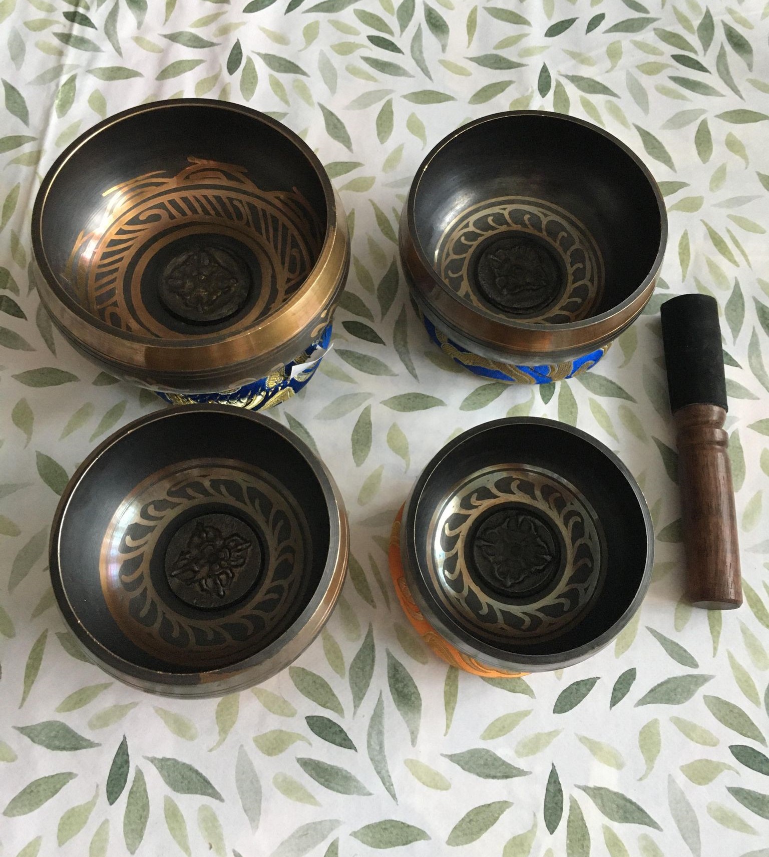 Set de 4 bols tibétains