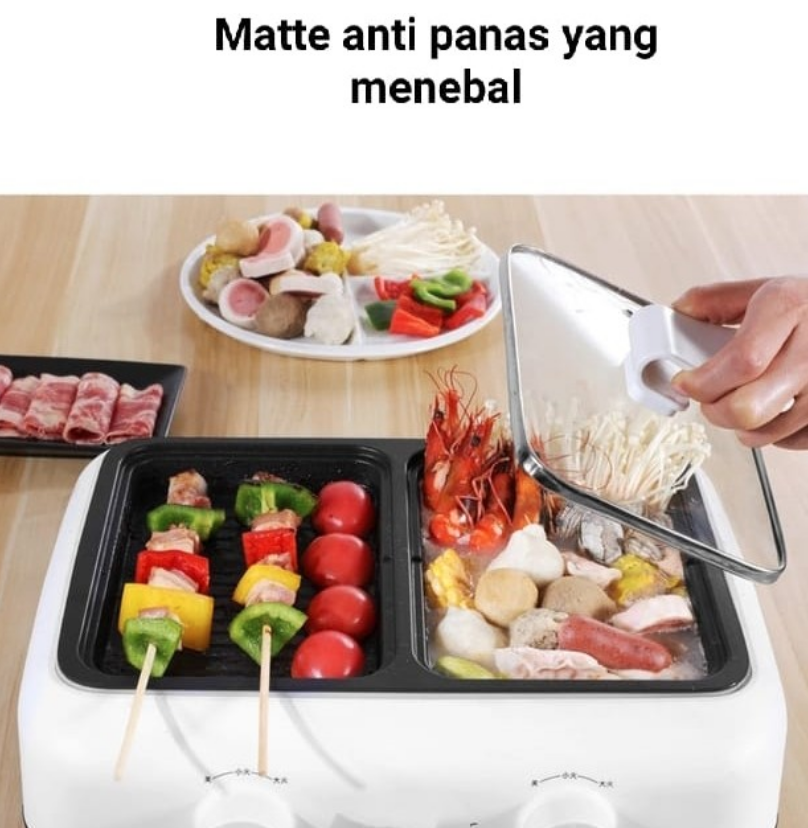 Shabu-Shabu  Elektrik 2 in 1