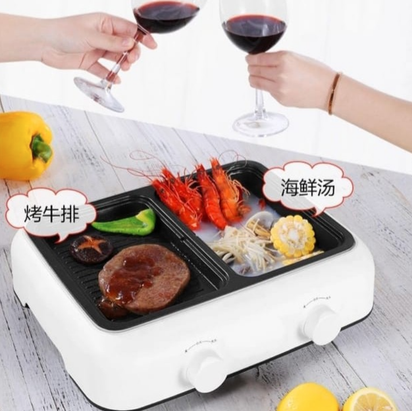 Shabu-Shabu  Elektrik 2 in 1