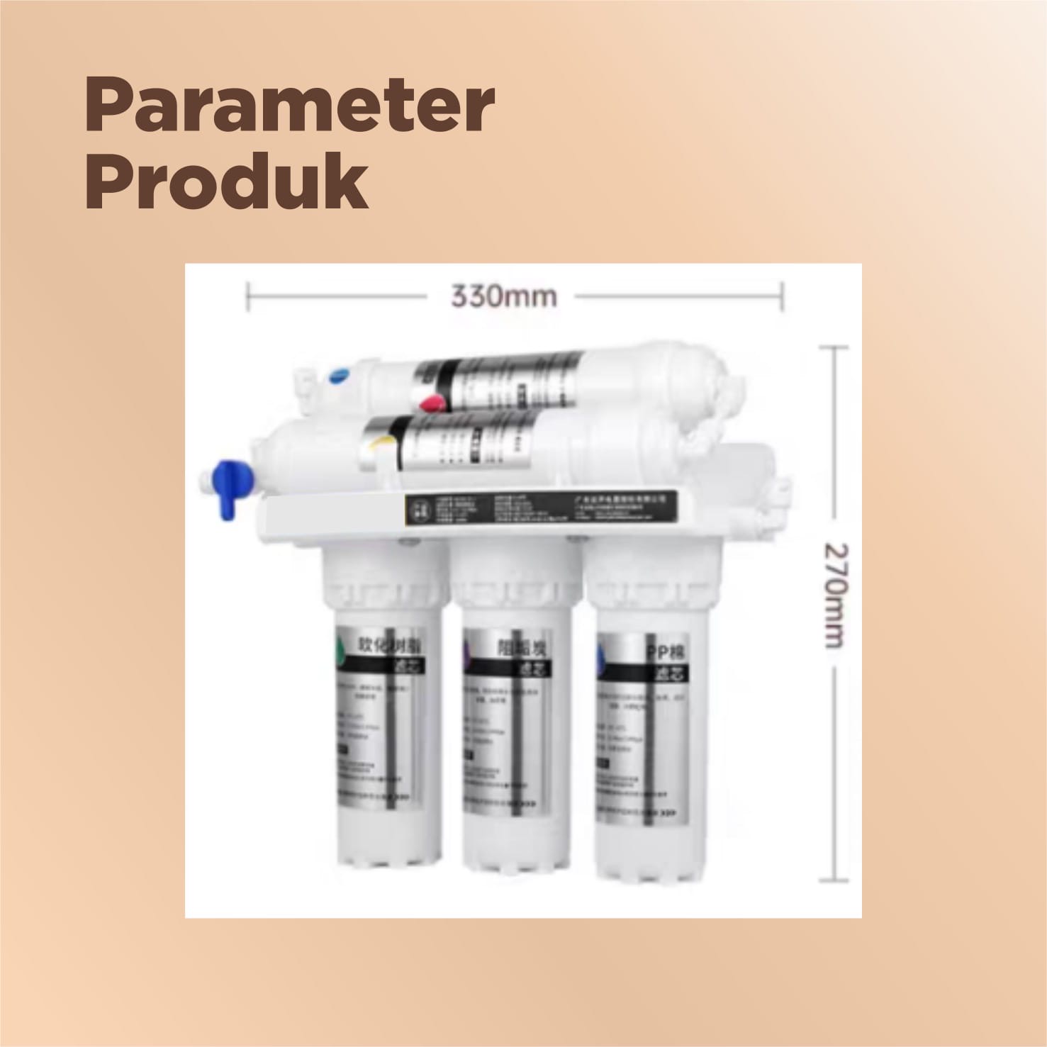 Filter Mini Use water (5 Step Filter)