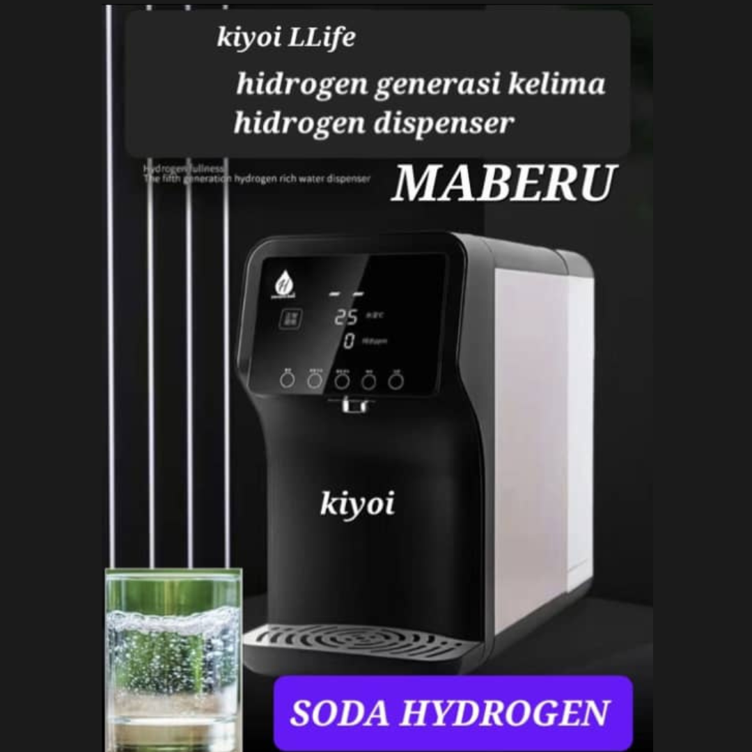 Active Machine Hydrogen Water System Dispenser Hot & Normal (Maberu Generasi-5)