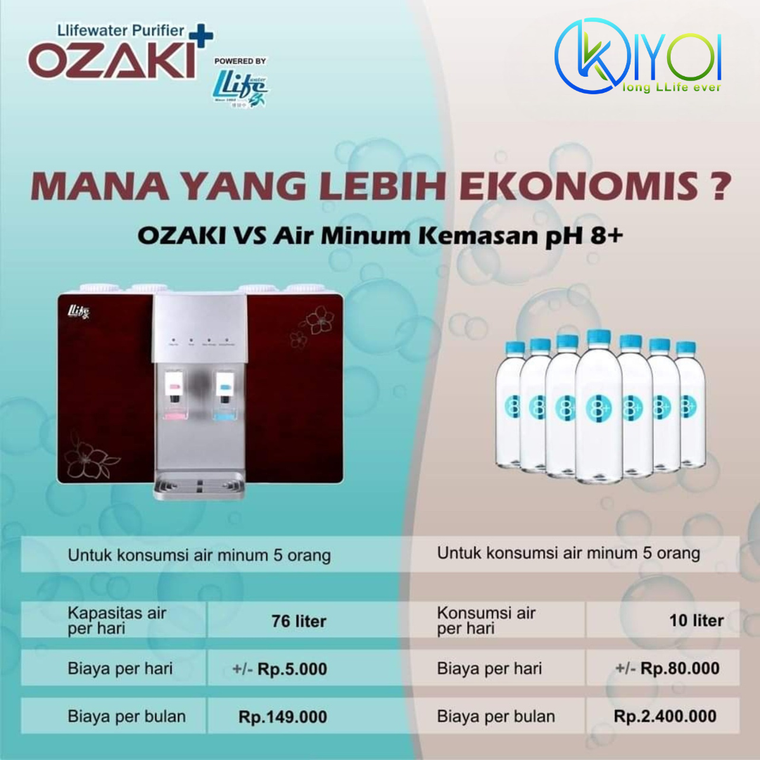 OZAKI ALKALINE PURIFIER WATER WITH OZONIZER
