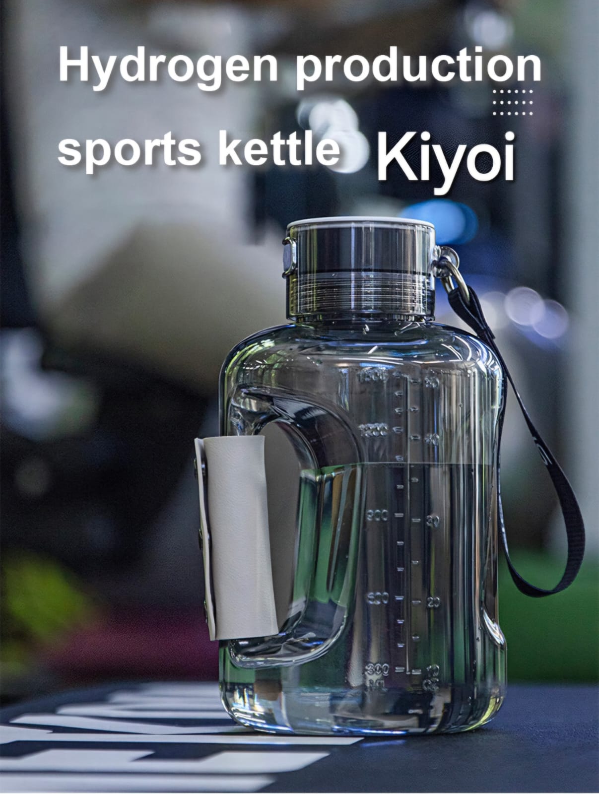 Hydrogen Ions water Sport Bottle 1500 ml with SPE/PEM