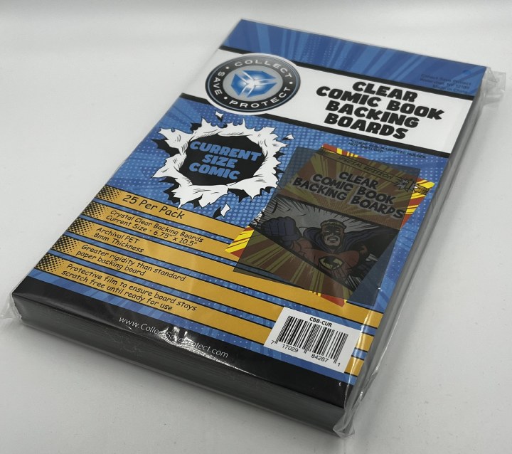 CURRENT Comic Clear Back Boards 300ct - FREE SHIPPING!!!