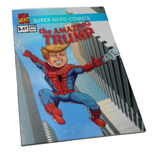 Amazing Trump RVCOMIX Exclusive Silver Metal Comic limited to /20