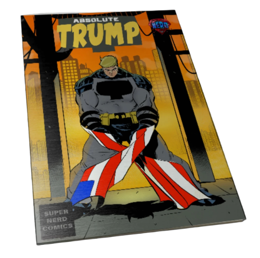 Absolute Trump ORIGINAL SILVER METAL comic limited to 20 copies