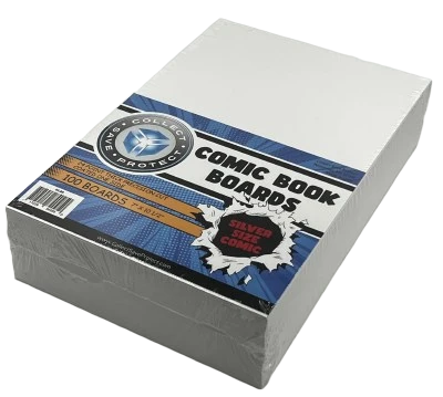 1000ct Silver 7.25 Resealable Thick Bags and 1000ct Boards - FREE SHIPPING!!!