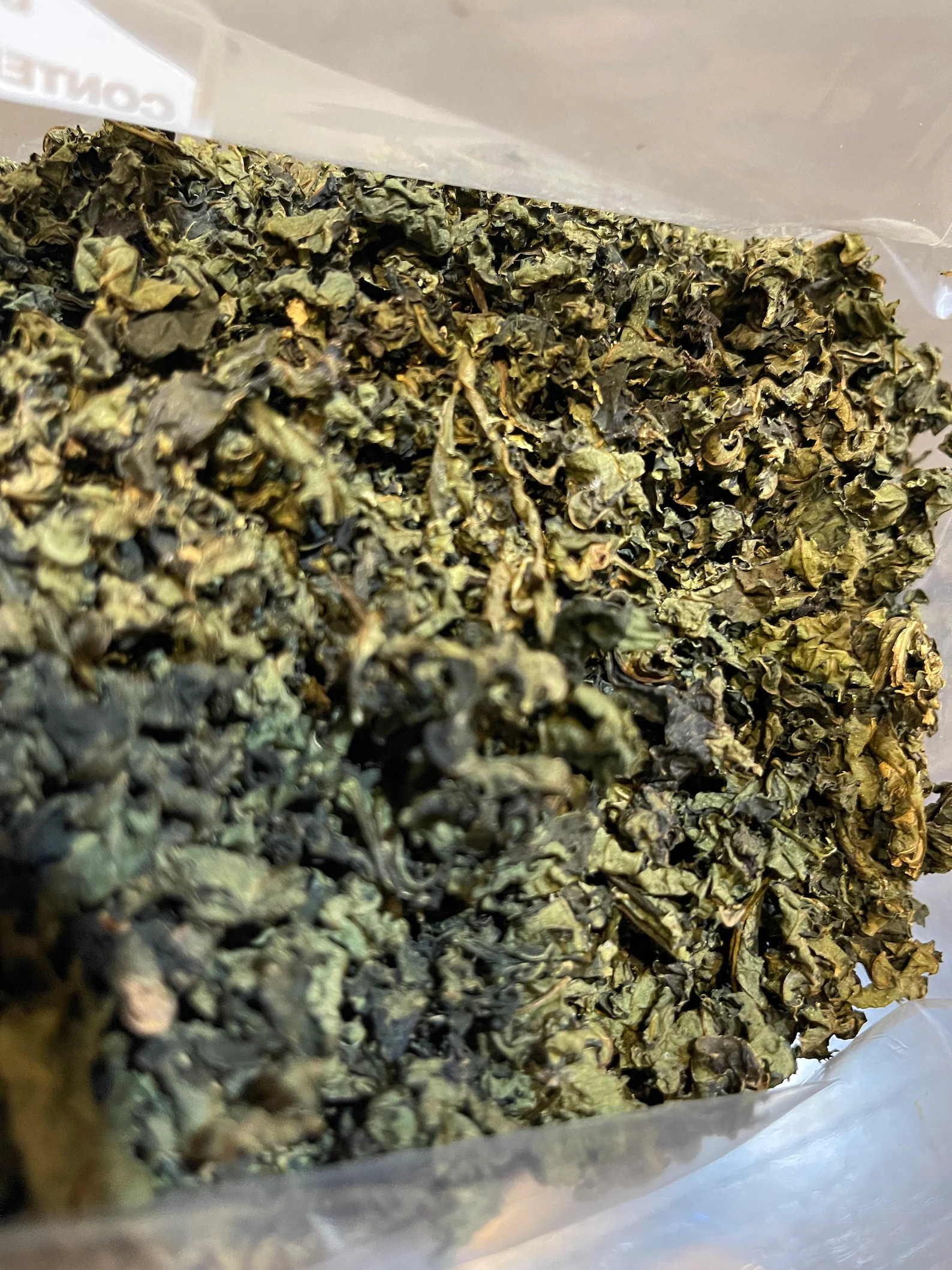 Dried Okongobong leaves