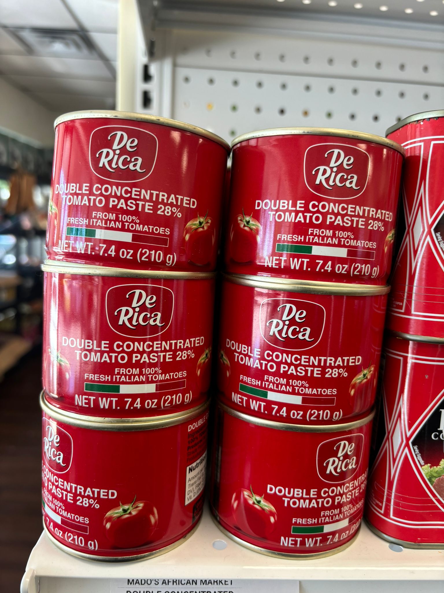 DE RICA DOUBLE CONCENTRATED TOMATO PASTE