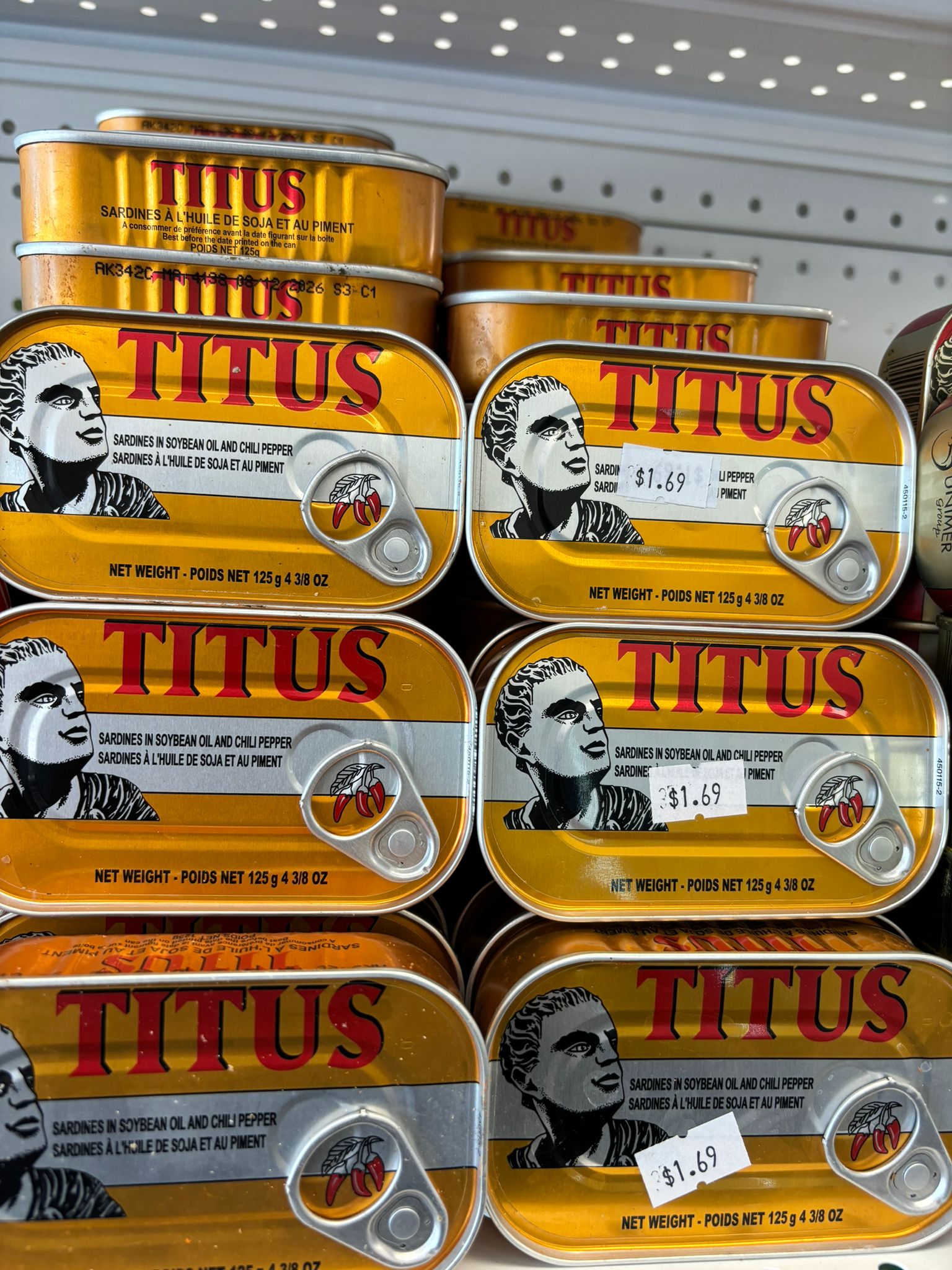 Titus Sardine spicy  