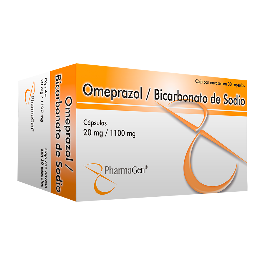 (OMEPRAZOL 20MG / BICARBONATO DE SODIO 1100 MG 30 CAPSULAS (INHIBITRON)