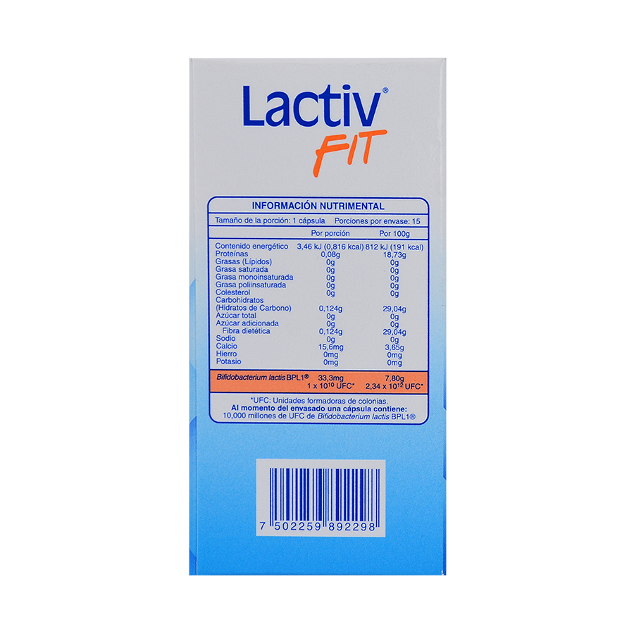LACTIV FIT 15CAPS