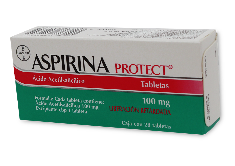 ASPIRINA PROTEC 28 TAB 100 MG
