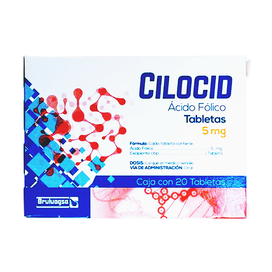 CILOCID (ACIDO FOLICO 5MG) 20TABS